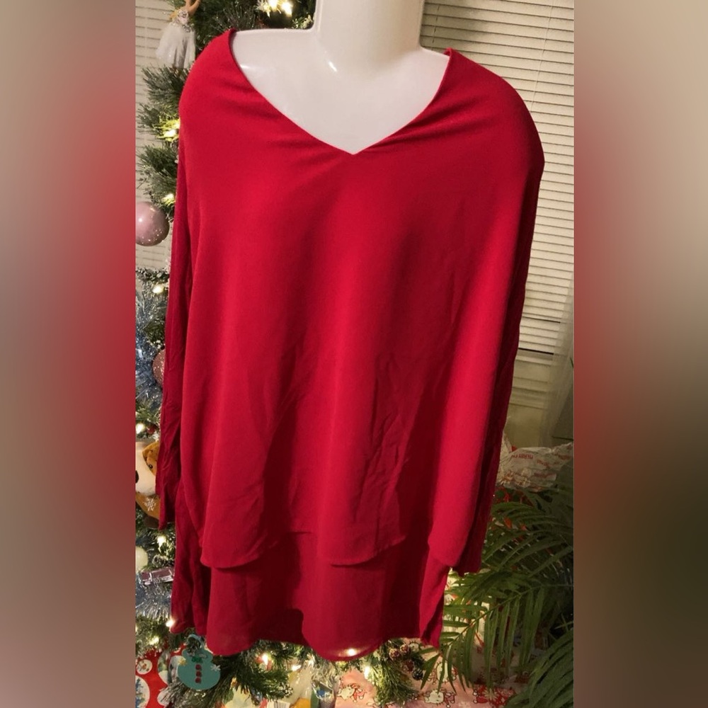 Michael Kors | Medium | Red Blouse - Picture 3 of 3